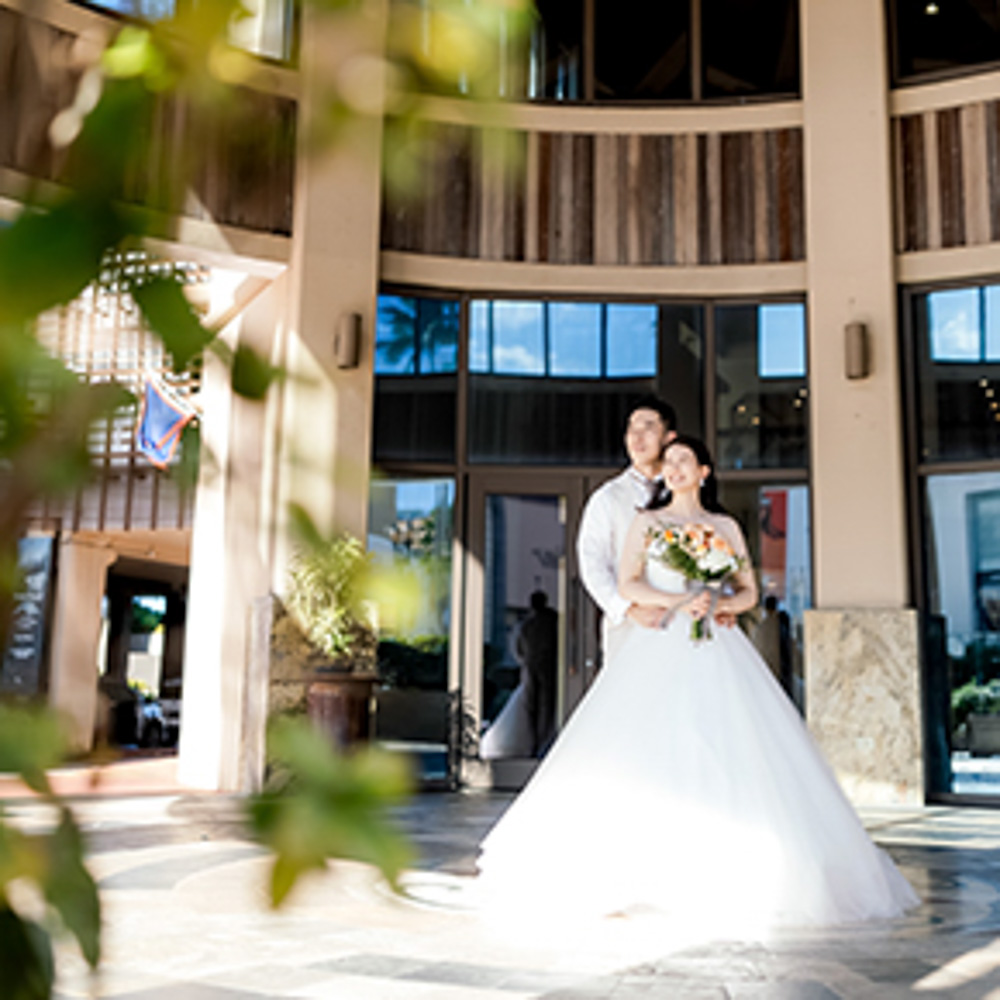 ウェディングレポート:グアム クリスタルチャペル Y＆H様