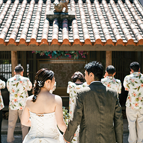 ウェディングレポート:沖縄 白の教会 H＆Y様