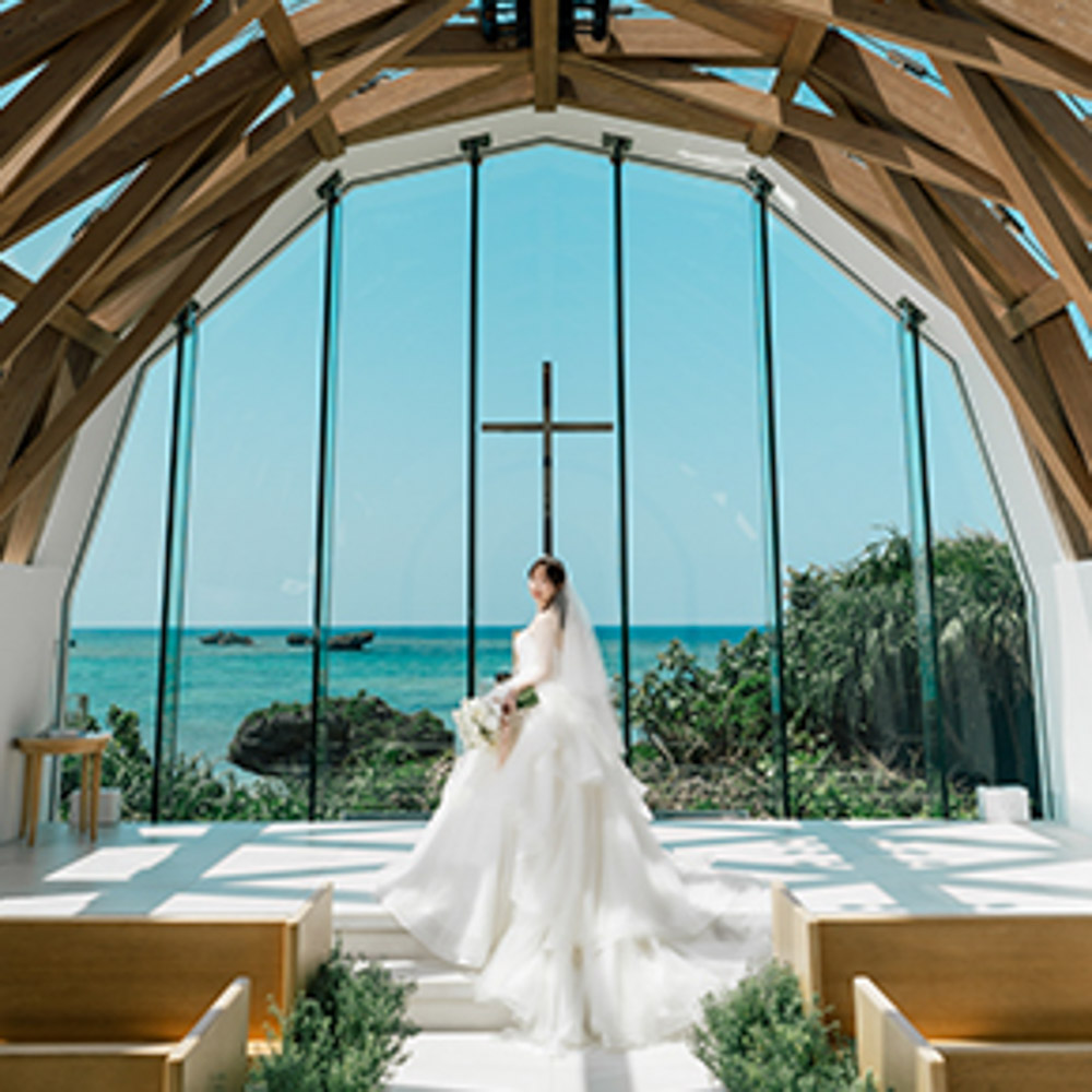 ウェディングレポート:沖縄 瀬良垣島教会 T＆J様