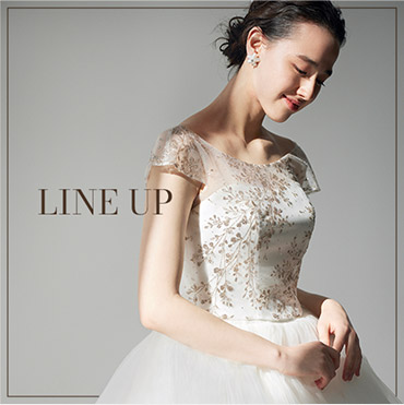 ドレス:LINE UP