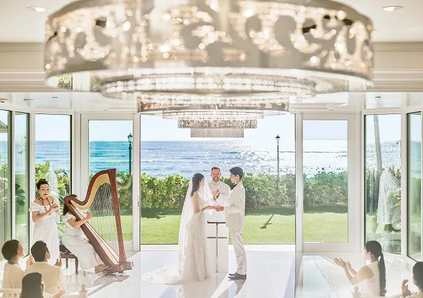 現地へ出発、結婚式当日