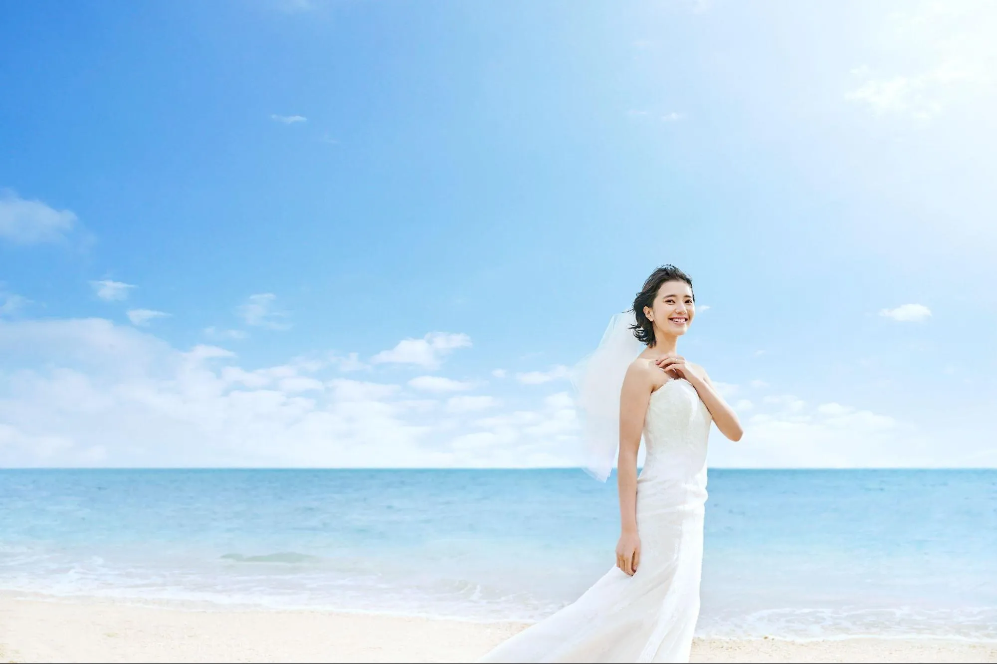 海や自然を背景に“非日常感”のある写真が撮れる