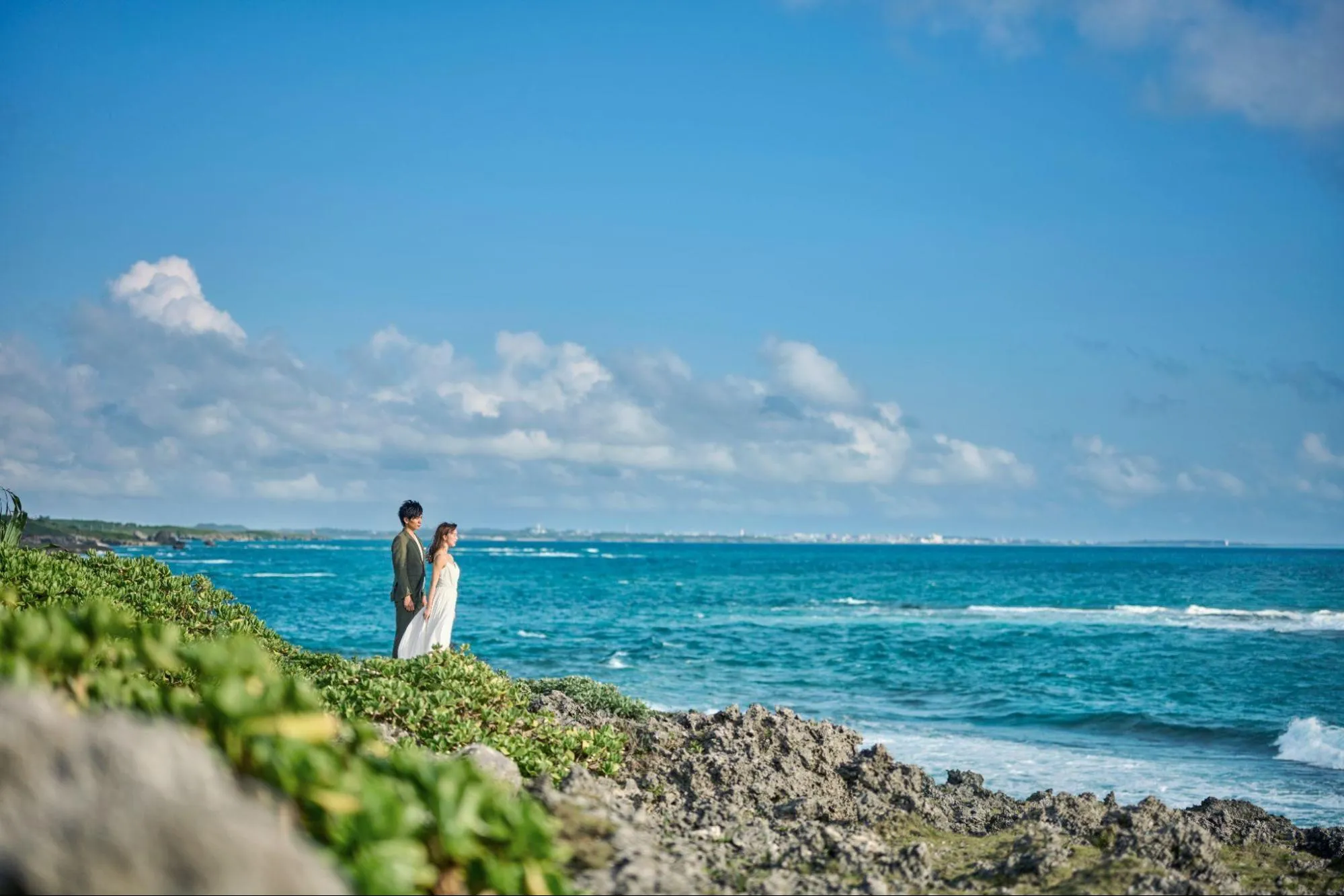 大自然に囲まれたロケーションで一生の思い出に