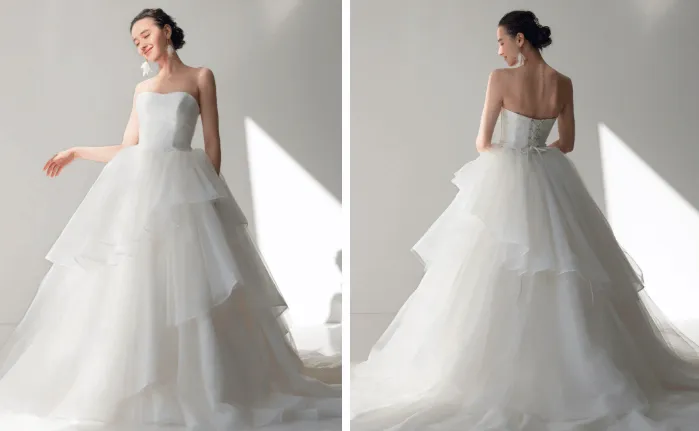 挙式シーンにおすすめのウェディングドレス