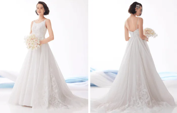 骨格ストレート：Aライン・マーメイドドレス